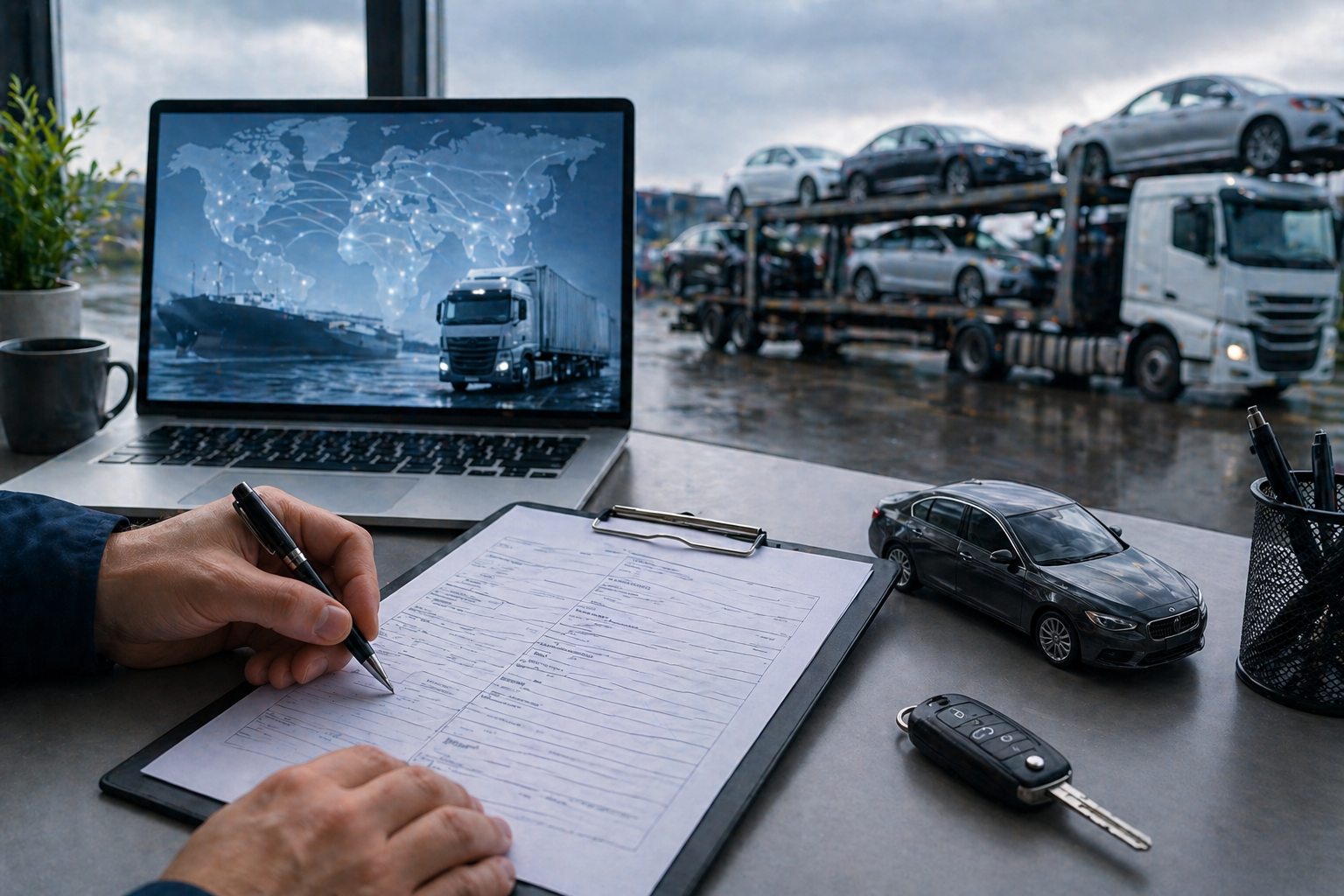 Automobilio išmuitinimas ir dokumentų tvarkymas